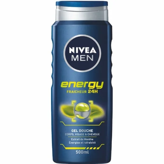 Gel douche energy corps visage et cheveux