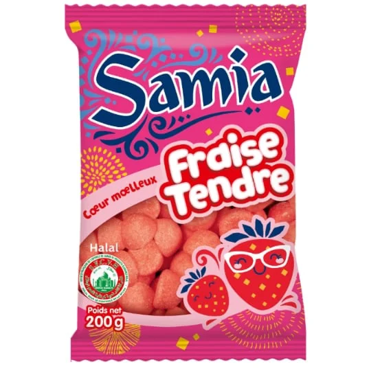 Bonbons Fraise Kiss Halal