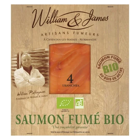 Saumon fumé bio d'Irlande