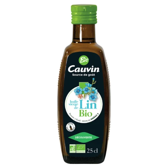 Huile vierge de lin Bio