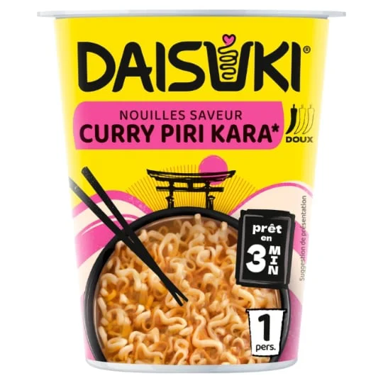 Nouilles curry Piri Kara