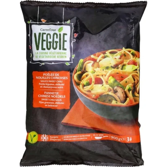 Légumes cuisinés nouilles chinoises