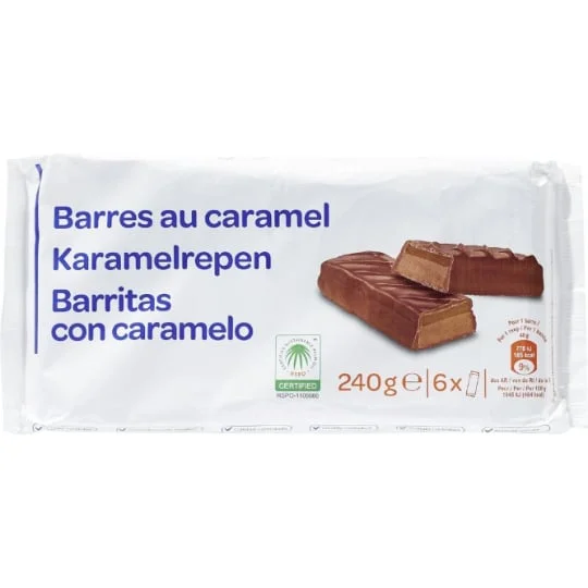 Barres au caramel