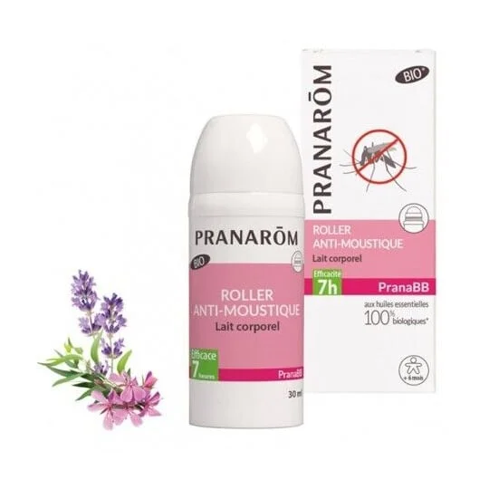 Roller Anti-Moustiques Lait Corporel PranaBB Bio