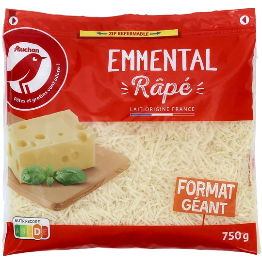 Emmental râpé français