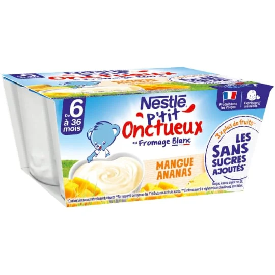 Déssert bébé mangue ananas - dès 6 mois