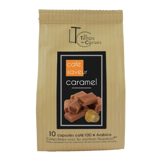 Café capsules Compatibles Nespresso caramel