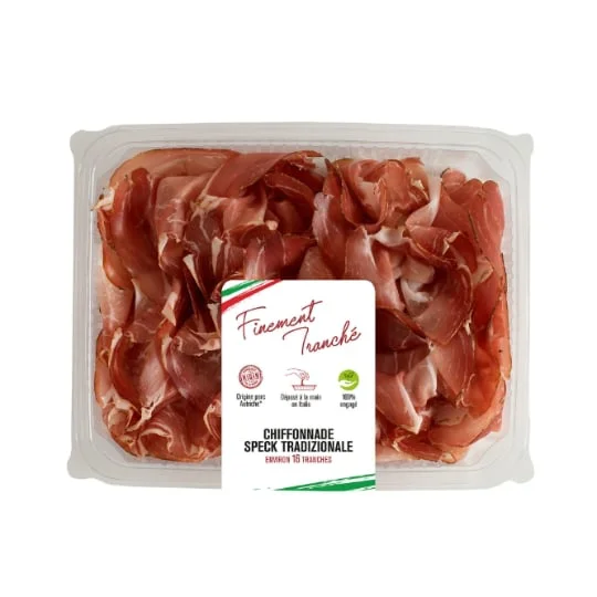 Chiffonade de speck
