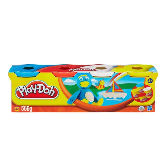 Play-Doh 4 pots couleurs de pâte à modeler