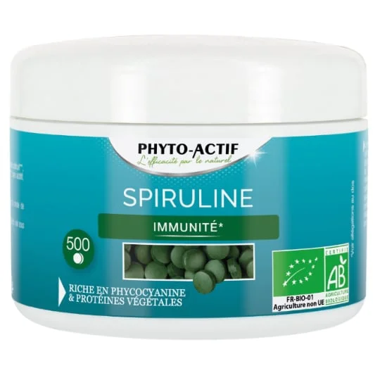 Complément Alimentaire Vitalité Immunité Spiruline Bio