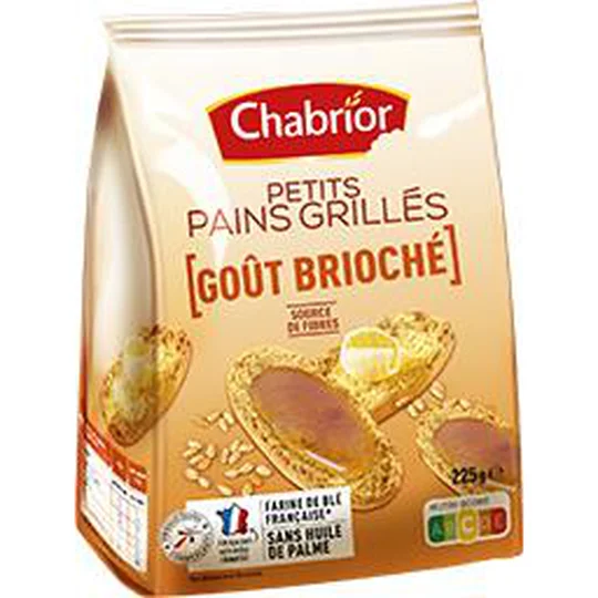 Petits pains grillés goût brioché