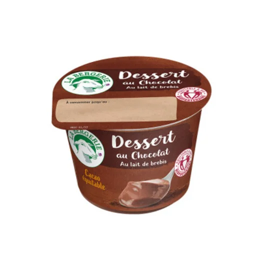 Dessert Chocolat Au Lait De Brebis Bio