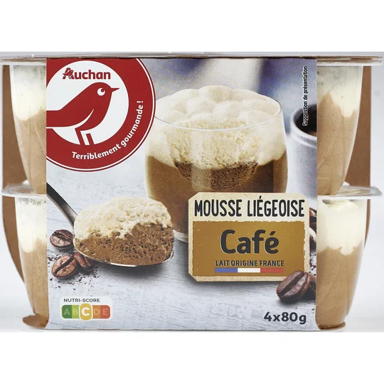 Mousse liégeoise au café