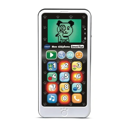 Téléphone emoti'fun noir & blanc