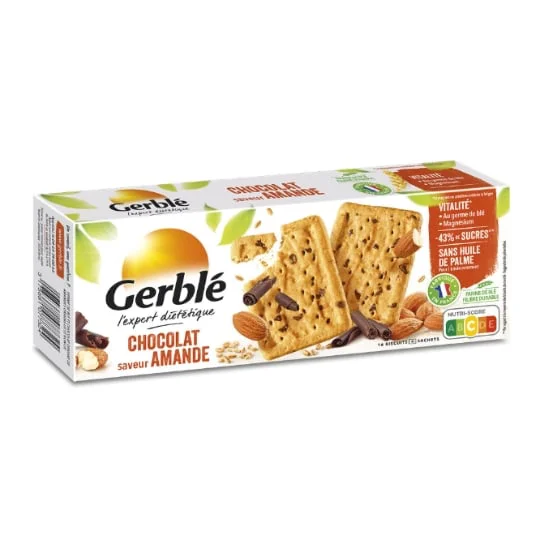 Biscuits chocolat amande