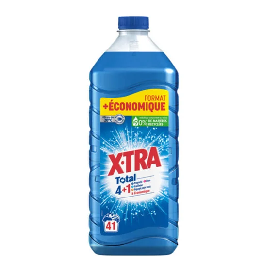 X.Tra Total Lessive Liquide Format Economique x41 Lavages