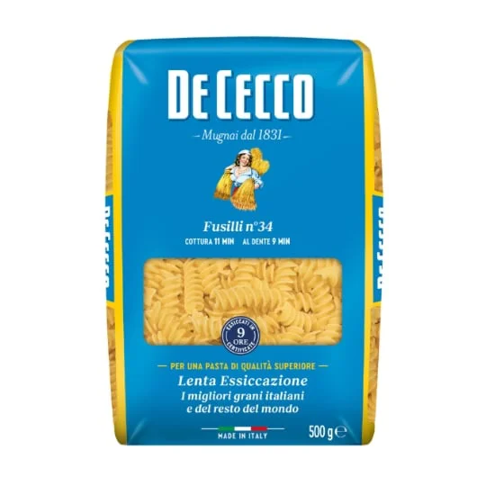 Pâtes Fusilli n°34
