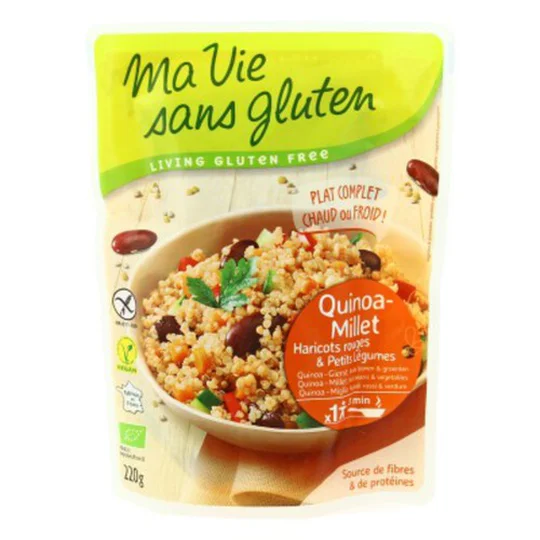 Quinoa Millet Haricots Rouges & Petits Légumes Bio