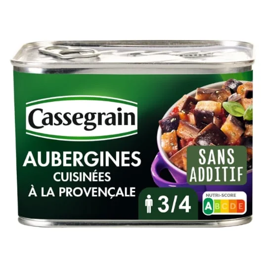 Aubergines cuisinées à la provençale