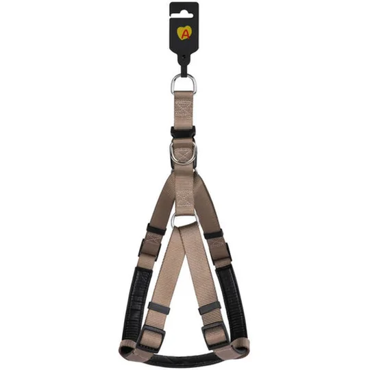 Harnais Basic Confort T1 15mm et 45/57cm pour Chien Taupe