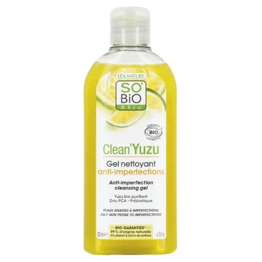 Gel Nettoyant Visage Anti-Imperfections Clean'Yuzu Bio