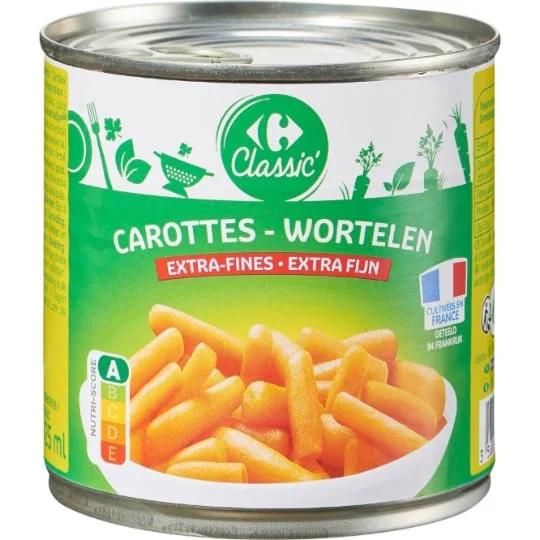 Carottes extra-fines