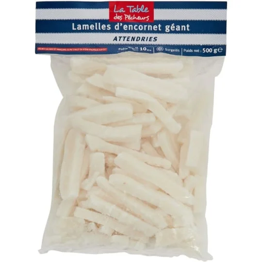 Lamelles d'encornet géant