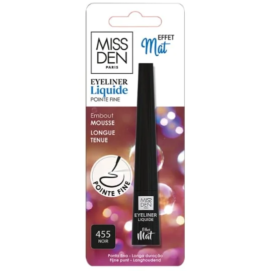 Eyliner liquide effet mat Noir