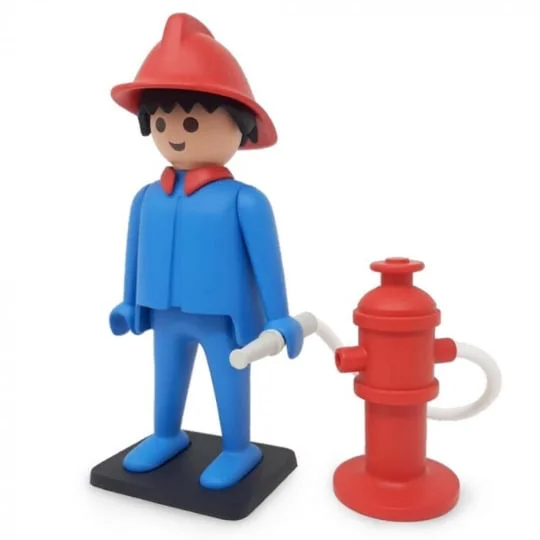 Figurine Vintage de collection Le pompier PLAYMOBIL