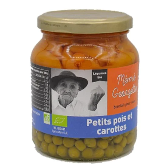 Petits pois & carottes Bio