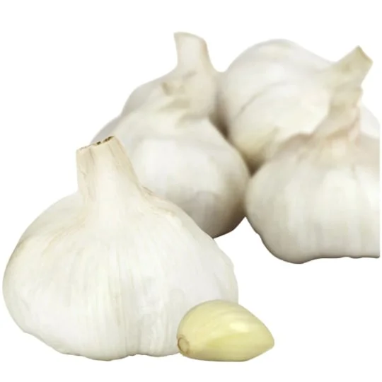 Ail sans residus de pesticides