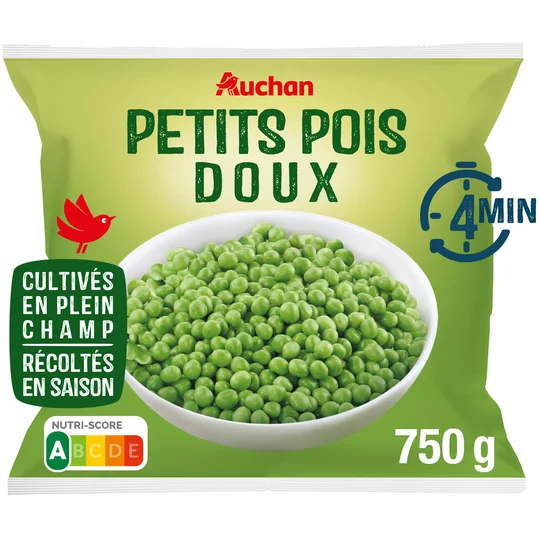 Petits pois doux déjà cuit