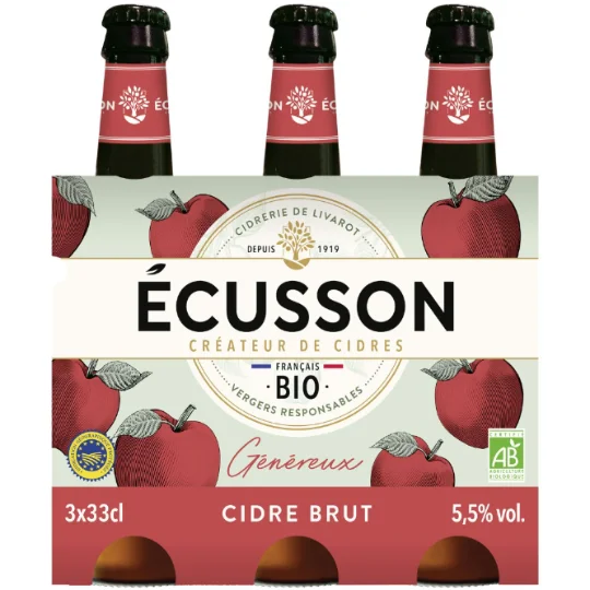 Cidres brut Bio