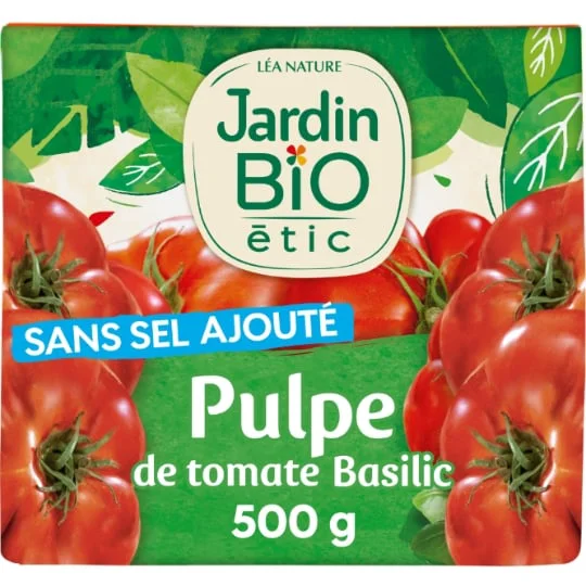 Pulpe tomate basilic Bio
