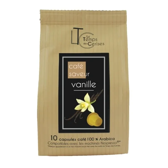 Café capsules Compatibles Nespresso vanille