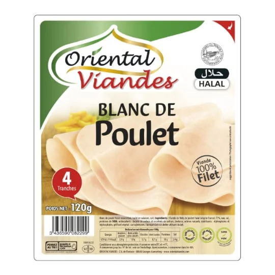 Blanc de poulet Halal