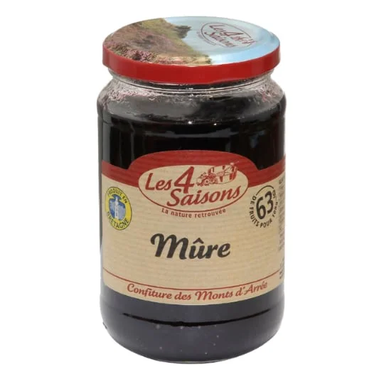 Confiture mûre, 63% de fruits