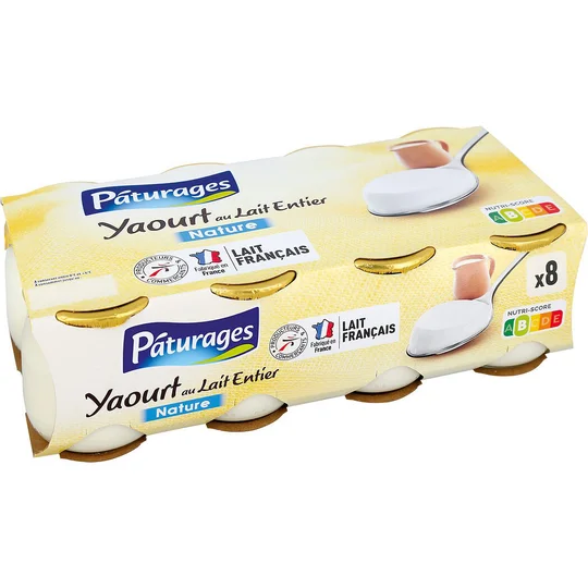 Yaourt au lait entier nature