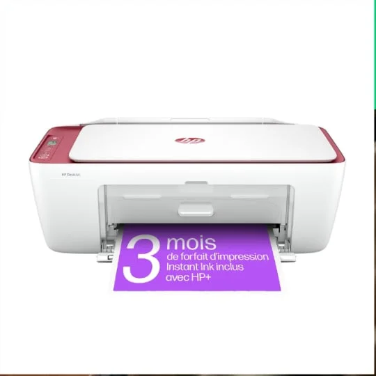 Imprimante Tout-en-un Jet d'encre DeskJet 2823e - 3 mois d'Instant Ink Inclus avec HP+