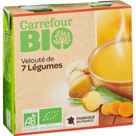 Soupe bio 7 légumes