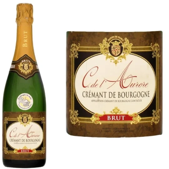 Vin pétillant Crémant de Bourgogne brut