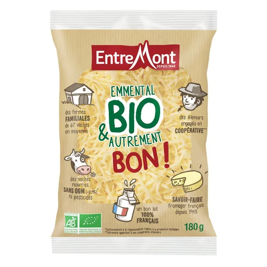 Emmental rapé Bio