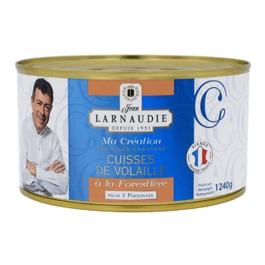 Cuisses de volaille à la forestiere