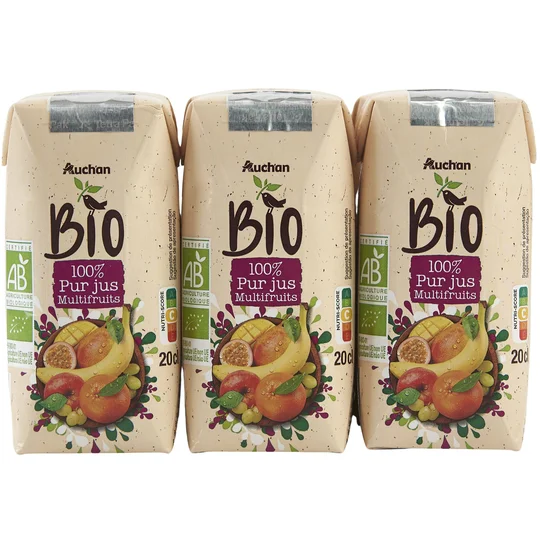 Pur jus multifruits bio briquettes