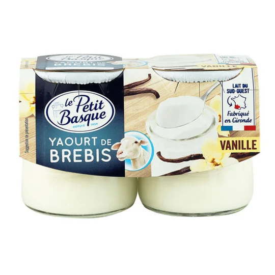 Yaourt de brebis vanille