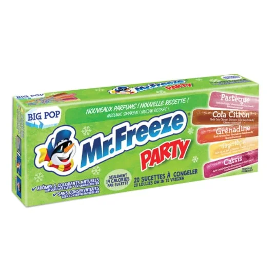 Sucettes à glacer Party goûts assortis