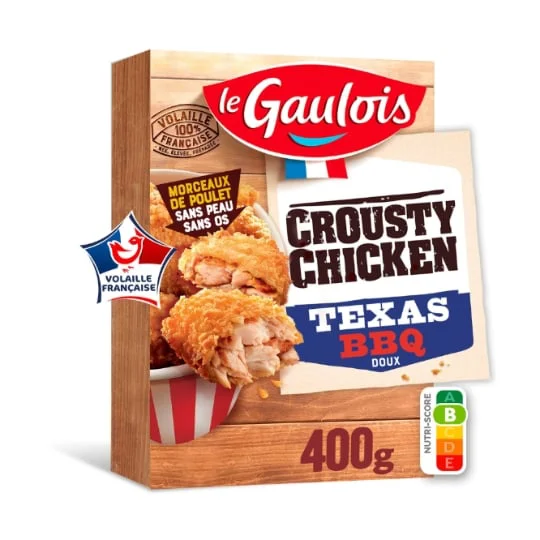 Crousty Chicken Texas BBQ, doux