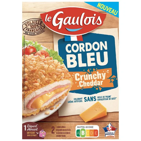 Cordon bleu crunchy cheddar