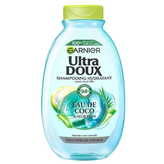 Shampoing Hydratant Tous Types de Cheveux Eau de Coco