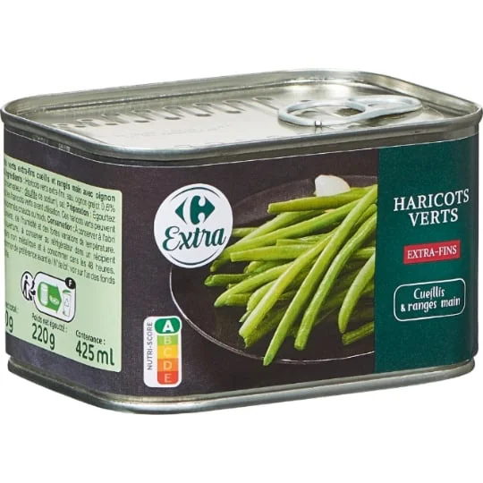 Haricots verts extra fins